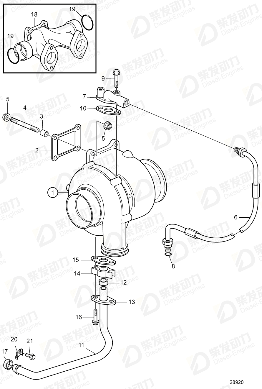 volvo penta Stud 977299 Drawing volvo penta Stud 977299 Drawing